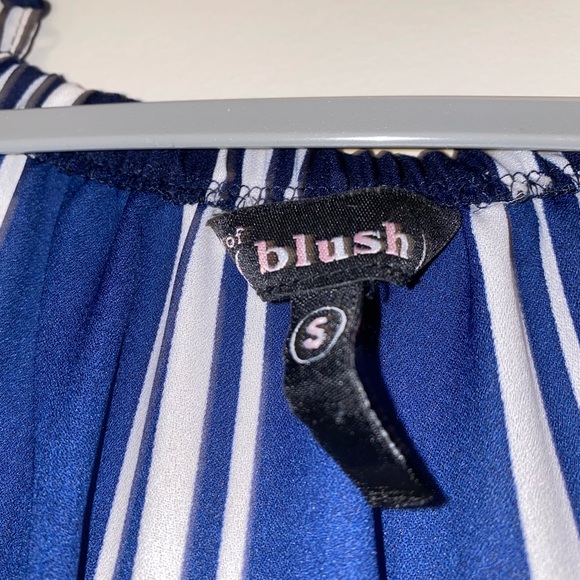 stripe off the shoulder top - Picture 2 of 3